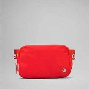 Lululemon Everywhere Belt Bag Red with Logo